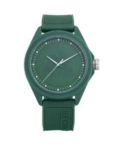 LE COQ SPORTIF MONOCHROME GREEN QUARTZ WATCH 42MM