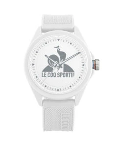LE COQ SPORTIF MONOCHROME WHITE QUARTZ WATCH 42MM