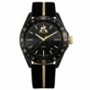 LE COQ SPORTIF COQ D’OR QUARTZ DATE-TEXTILE BLACK GOLD