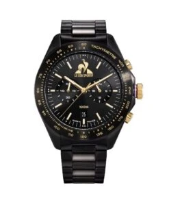 LE COQ SPORTIF COQ D’OR BLACK STEEL WATCH 42MM