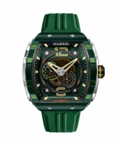 NUBEO WATCH MAGELLAN 24H AUTOMATIC DARK GREEN