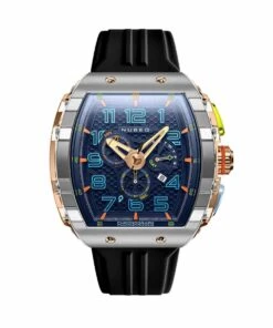 NUBEO WATCH MAGELLAN RETROGRADE CHRONOGRAPH ASTEROID BLUE