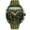 NUBEO WATCH MAGELLAN RETROGRADE CHRONOGRAPH OBLIVION GREEN
