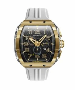 NUBEO WATCH MAGELLAN RETROGRADE CHRONOGRAPH WHITE GOLD