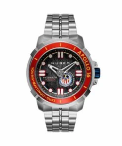 NUBEO WATCH APOLLO 55TH AUTOMATIC ROVER RED
