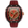 NUBEO WATCH STAR TREK STARFLEET AUTOMATIC DANGER RED