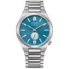 CITIZEN WATCH TSUYOSA BLUE TITANIUM SMALL SECOND AUTOMATIC
