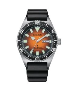 CITIZEN PROMASTER MARINE ORANGE DIAL RUBBER