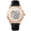 NAPPEY SKELETON ROSE GOLD AND WHITE LEATHER BLACK