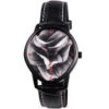 NEPTO NUMERO 1 BLACK FLOWER LEATHER