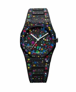 D1 MILANO WATCH POLYCARBON DOT 1 BLACK 37MM