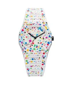 D1 MILANO WATCH POLYCARBON DOT 2 WHITE