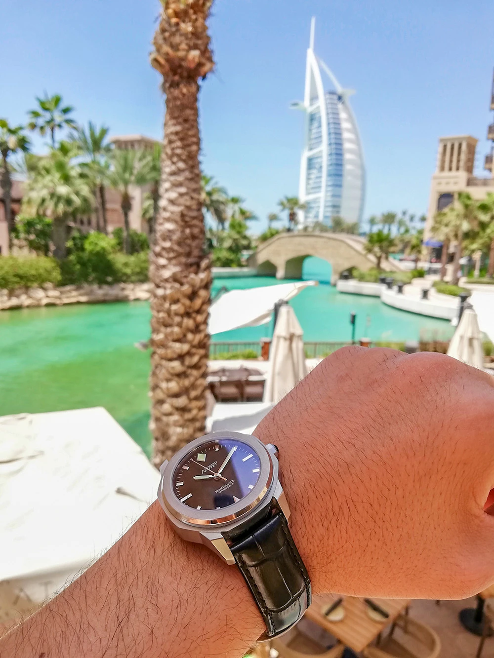 NAPPEY RENAISSANCE STEEL AND BLACK MILANESE – Image 2