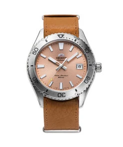 ORIENT WATCH MECHANICAL SPORT BROWN LEATHER