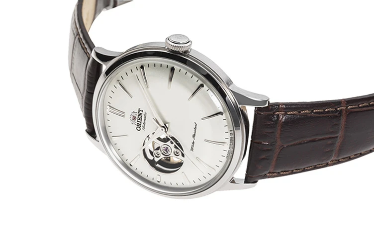ORIENT WATCH BAMBINO OPEN-HEART WHITE – Image 3