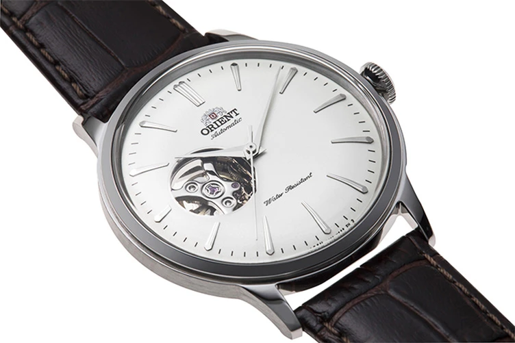 ORIENT WATCH BAMBINO OPEN-HEART WHITE – Image 2