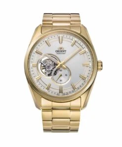 ORIENT WATCH CONTEMPORARY OPEN HEART GOLD