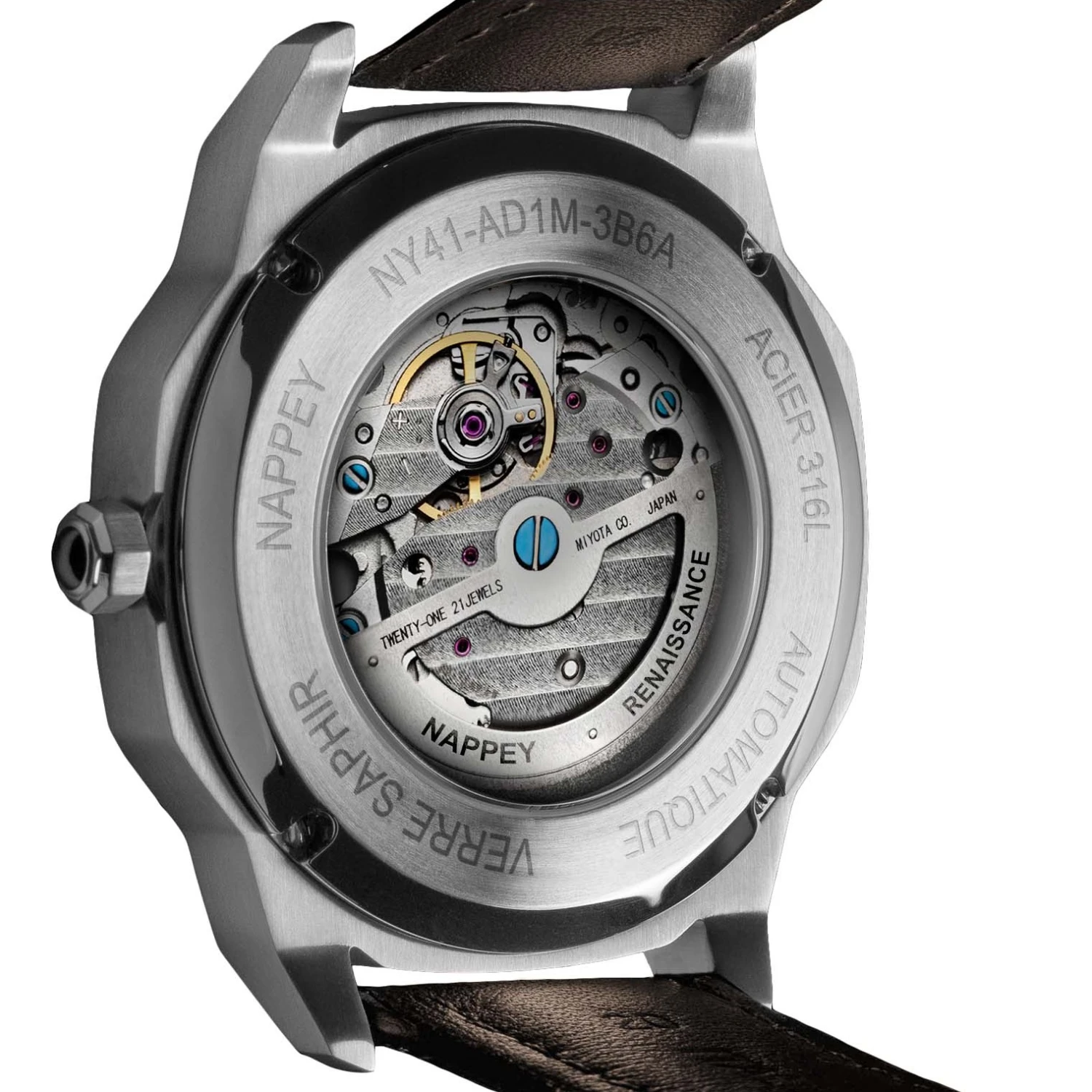 NAPPEY RENAISSANCE STEEL AND BLACK MILANESE – Image 3