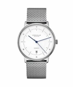 STERNGLAS NAOS AUTOMATIC SILVER MILANAISE