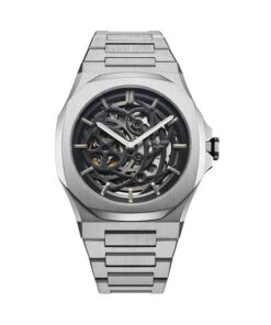 D1 MILANO SKELETON SILVER