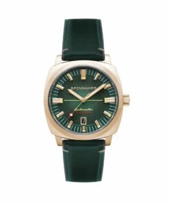 SPINNAKER WATCH HULL CASCARA FERN GREEN AUTOMATIC FDS