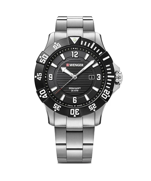 WENGER SEAFORCE BLACK STEEL