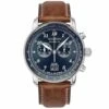 ZEPPELIN LZ127 GRAF CHRONOGRAPH BIG DATE BLUE