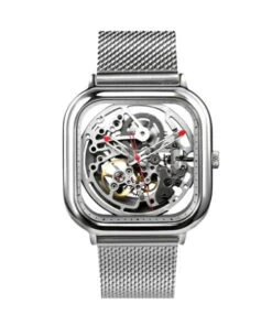 CIGADESIGN FULL HOLLOW WRISTWATCH SILVER