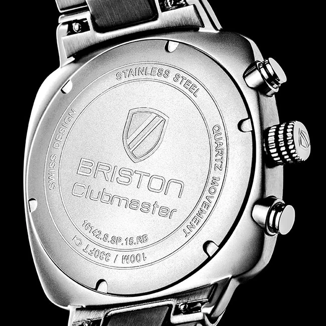 BRISTON CLUBMASTER SPORT BLACK ACETATE – Image 3