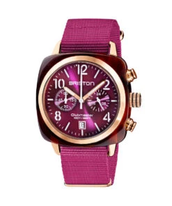 CLUBMASTER CLASSIC ACETATE GOLD GRAPE DIAL AND ROSE GOLD