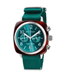 BRISTON WATCH CLUBMASTER CLASSIC ACETATE EMERALD GREEN