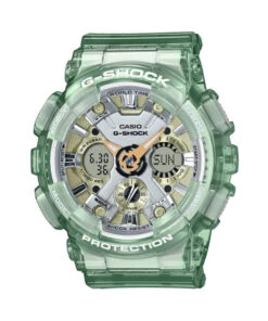 CASIO G-SHOCK ANALOG CLEAR GREEN