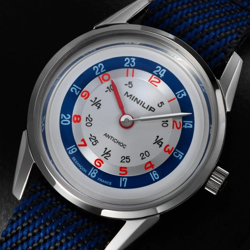 LIP WATCH MINILIP BLUE 29MM – Image 5
