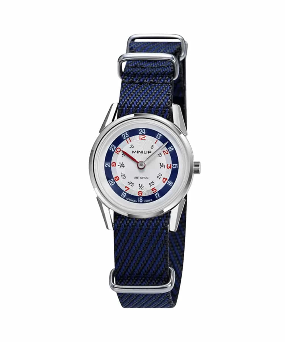 LIP WATCH MINILIP BLUE 29MM